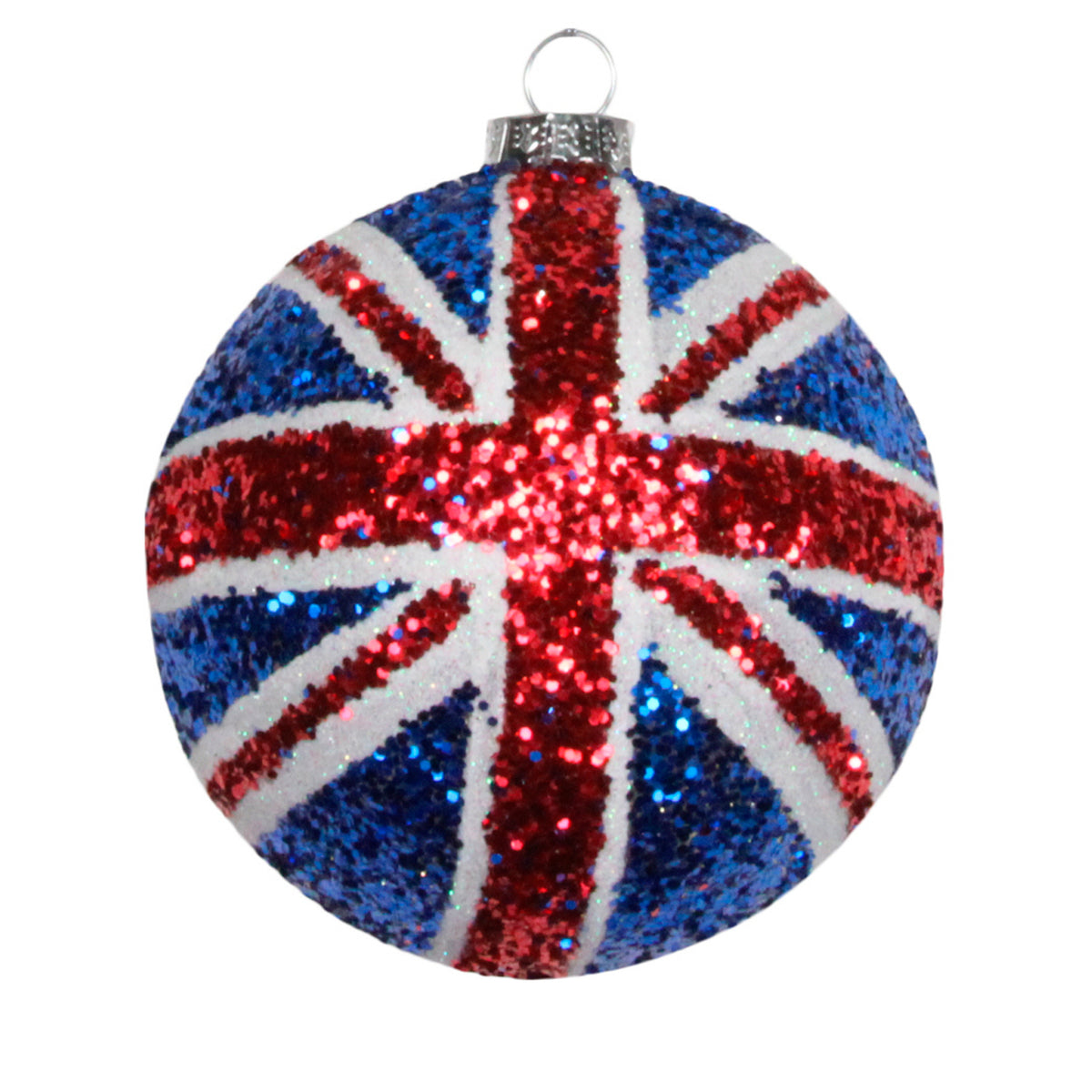 Sparkling Union Flag Ball - 80mm