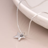 Silver Plated Star Necklace