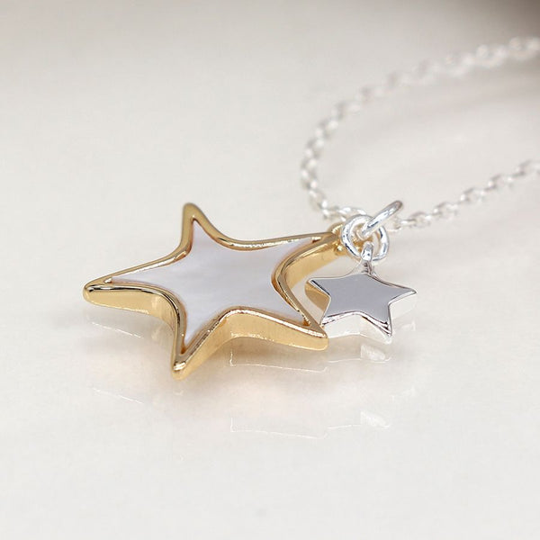 Double Star Necklace