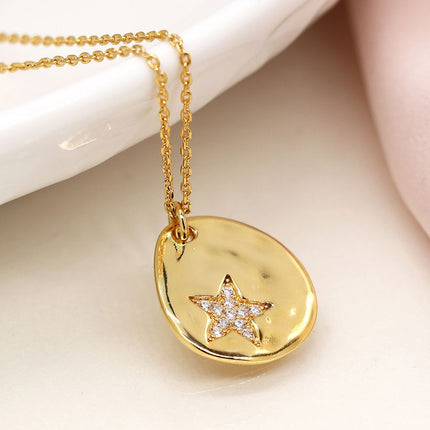 Gold Plated Teardrop Necklace