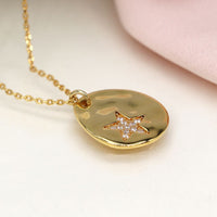 Gold Plated Teardrop Necklace