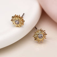 Sunburst Stud Earrings