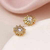 Sunburst Stud Earrings