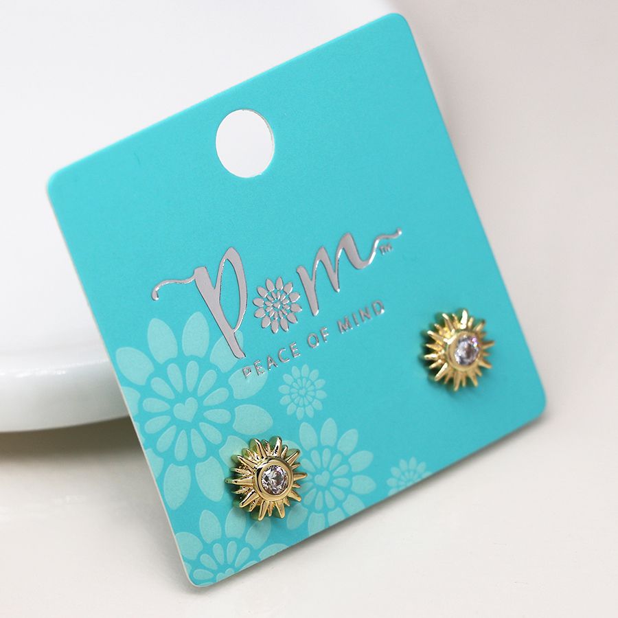 Sunburst Stud Earrings