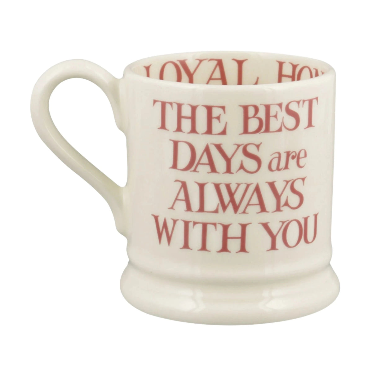 Pink Toast My Brilliant Friend 1/2 Pint Mug