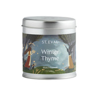 Winter Thyme Christmas Tin Candle