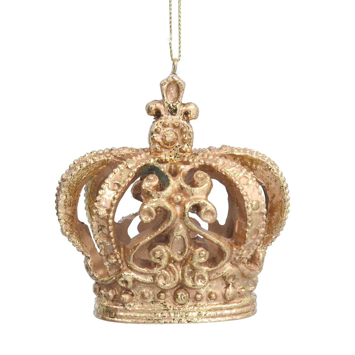 Gold Resin Crown Decoration