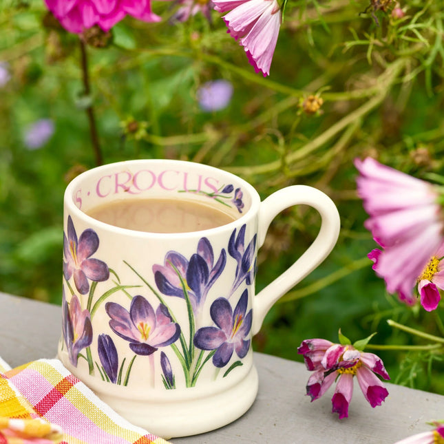 Flowers Crocus 1/2 Pint Mug