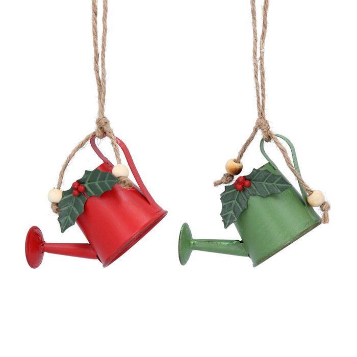 Tin Watering Can Decoration