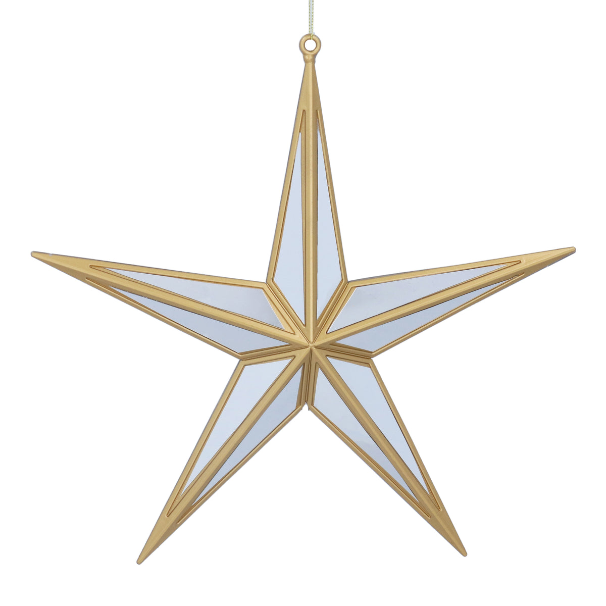 Gold Silver Mirror 5-Point Star