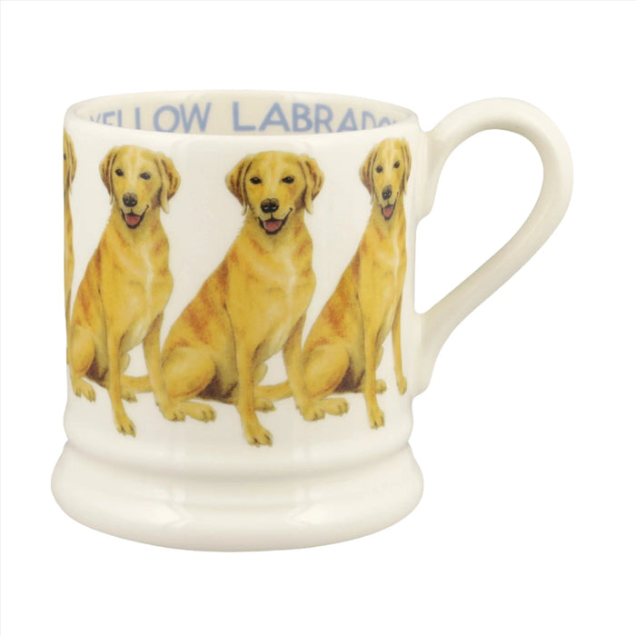 Yellow Labrador Dogs 1/2 Pint Mug