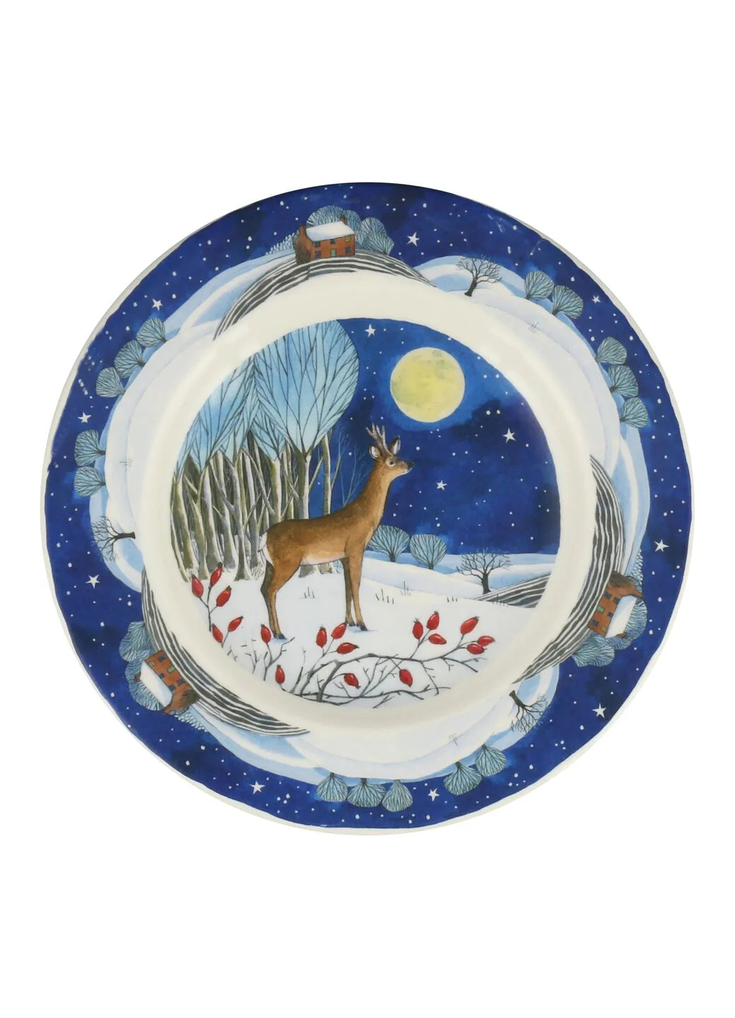 Midnight Deer 8 1/2  Plate