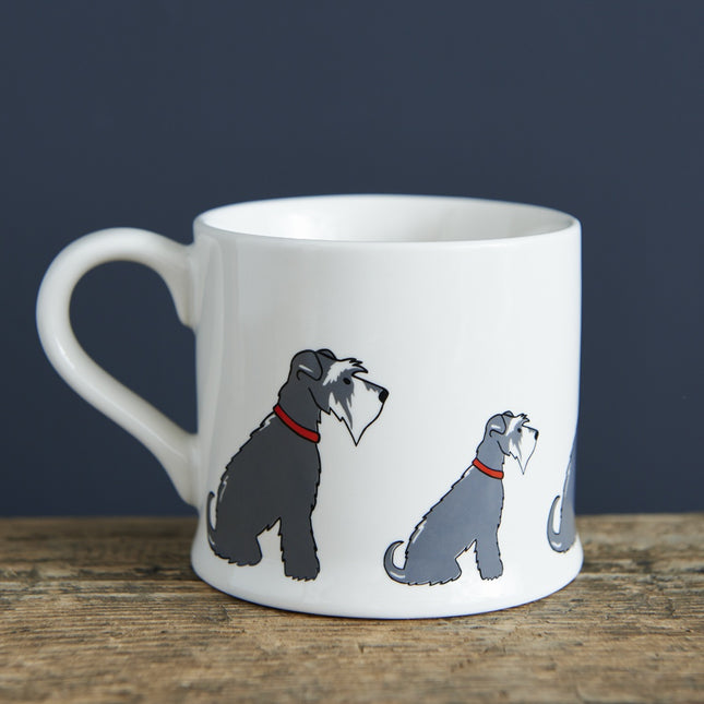 Grey Schnauzer Dog Mug