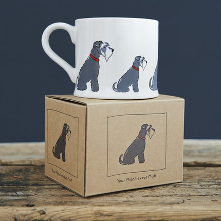 Grey Schnauzer Dog Mug