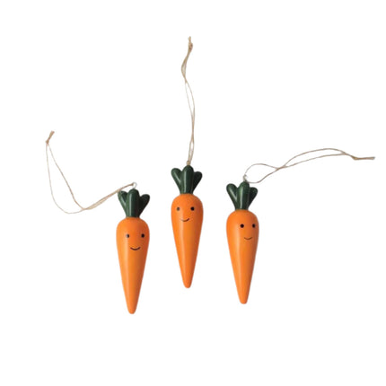 9.2cm Carrot hanging decoration