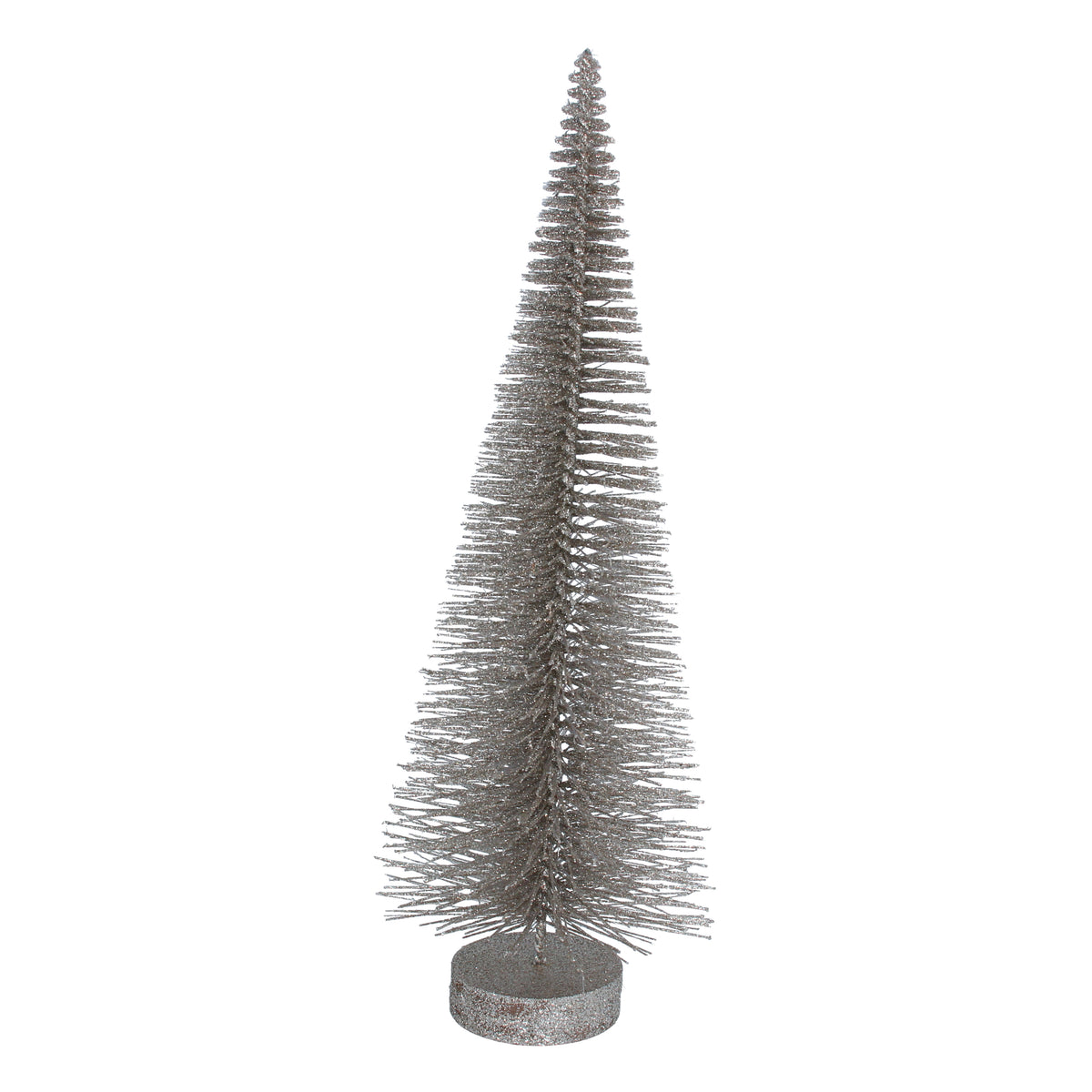 Pale Gold Large Bristle Christmas Tree