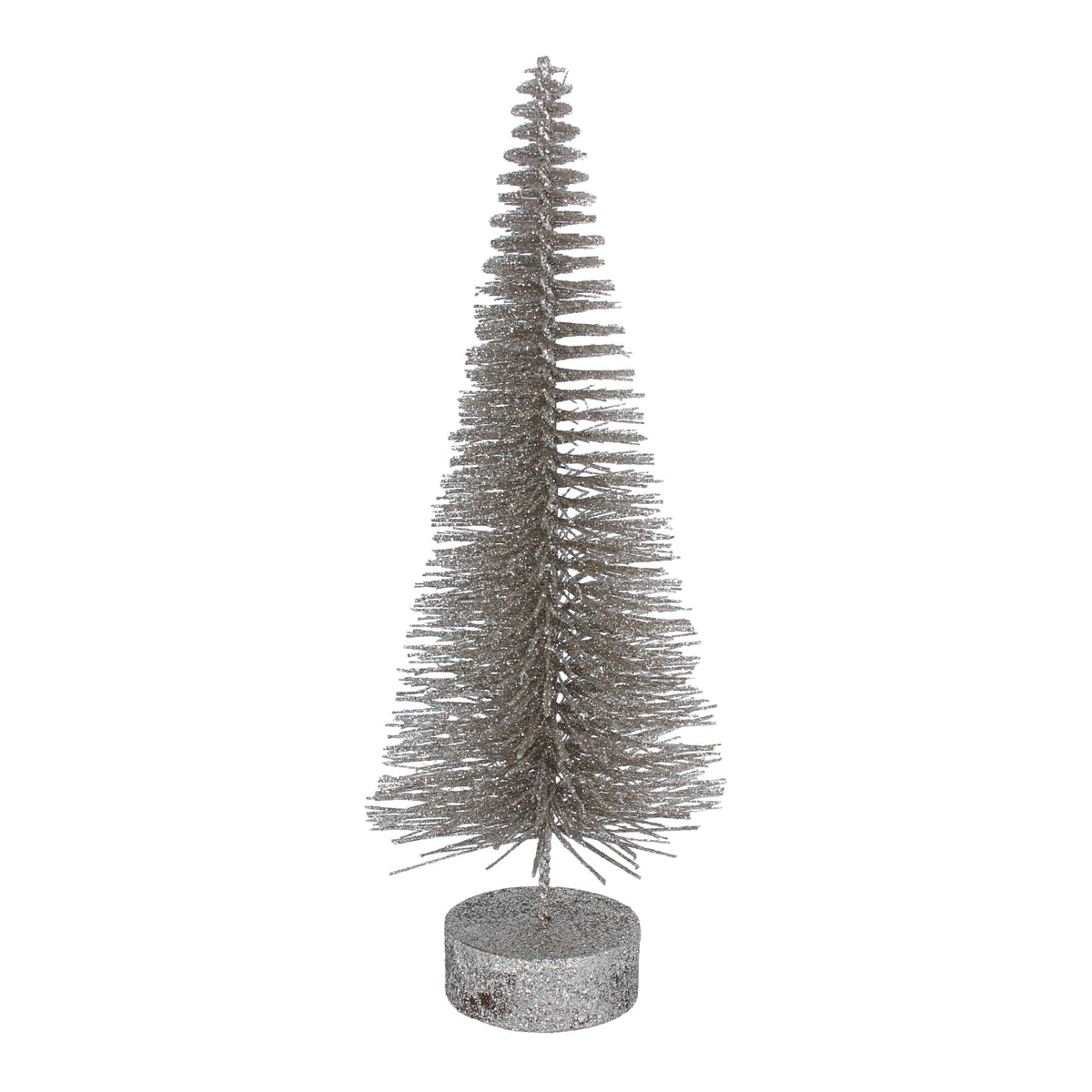 Pale Gold Small Bristle Christmas Tree