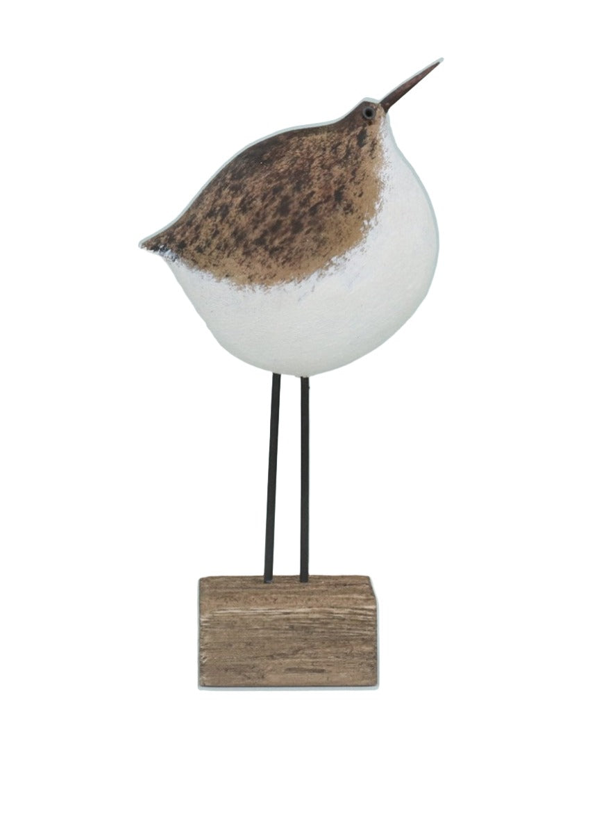 Rustic Wood Stout Wading Sandpiper