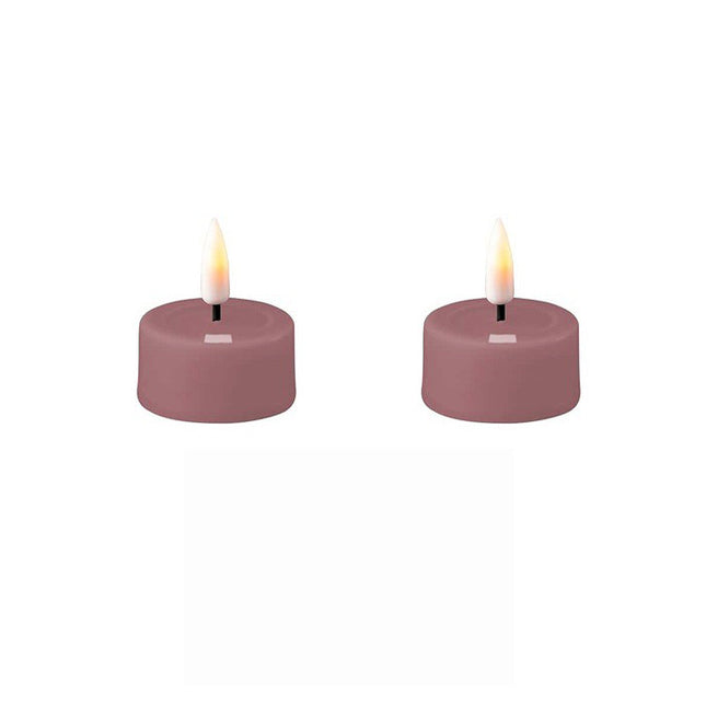 Light Purple LED Tealights 2pcs