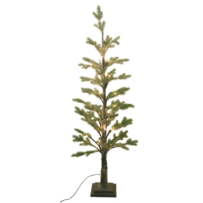 Small Frosted Fir Tree with Lights