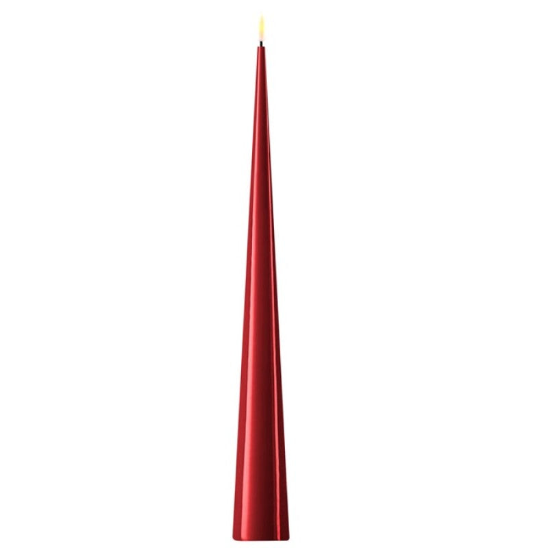 Cone Candle Bourgogne 38 cm