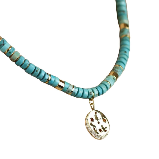 Turquoise Bead Necklace