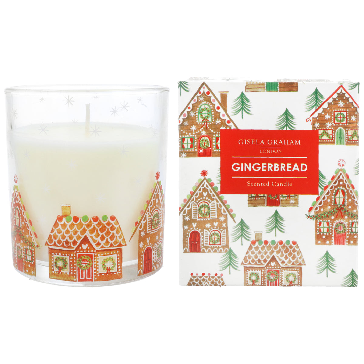 Gingerbread House Large Boxed Candle Pot