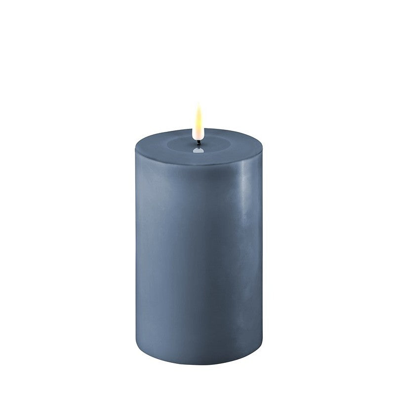 Ice Blue LED Candle 10 15cm
