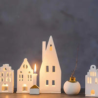 Pitched Roof Tea Light House