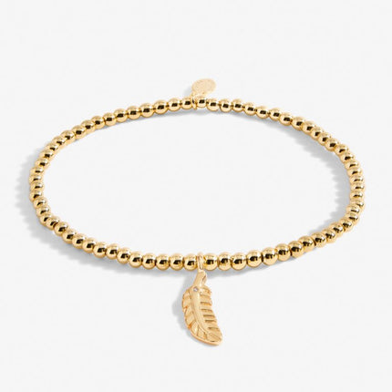 Gold A Little|Feathers Appear Bracelet