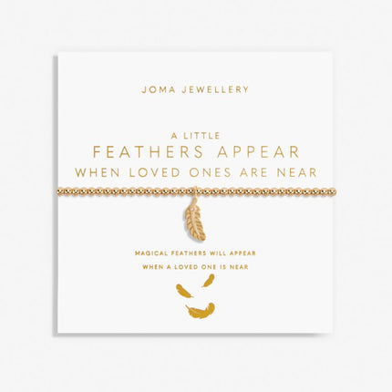 Gold A Little|Feathers Appear Bracelet