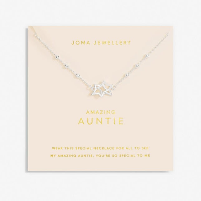 Forever Yours Amazing Auntie Necklace