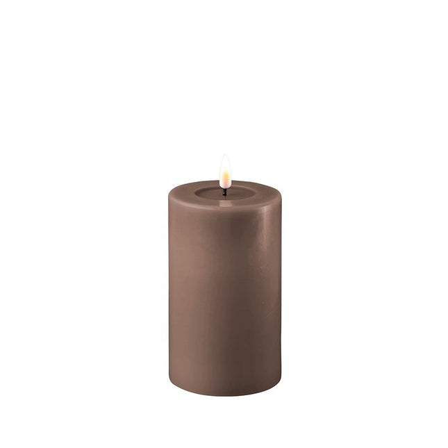 Mocca LED Candle D 7.5 12.5cm