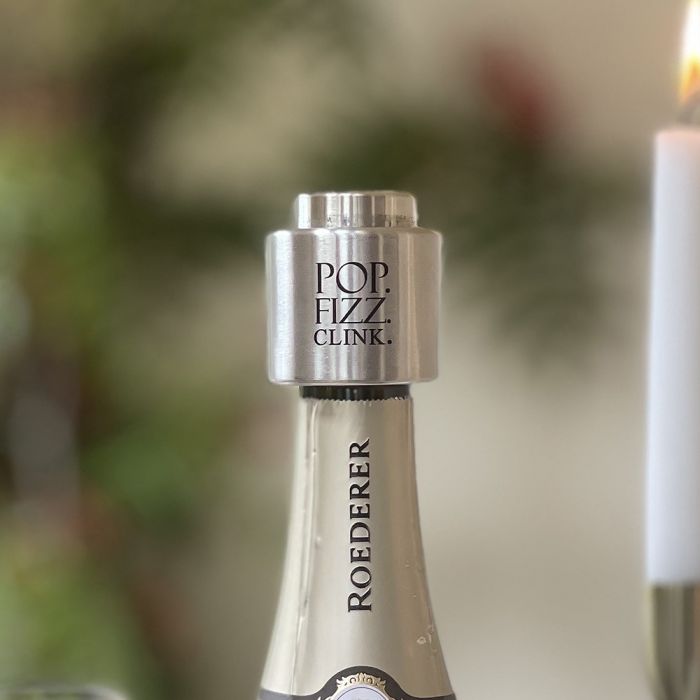 Pop Fizz Clink Prosecco Stopper