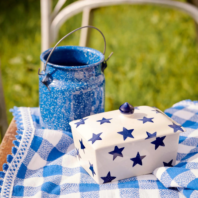 Blue Star Small Butter Dish