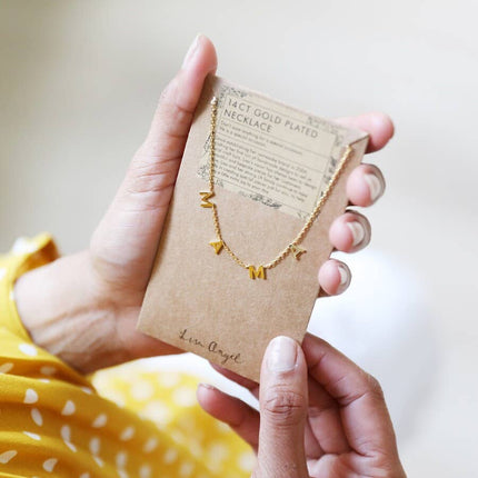 MAMA CHARM NECKLACE: Gold