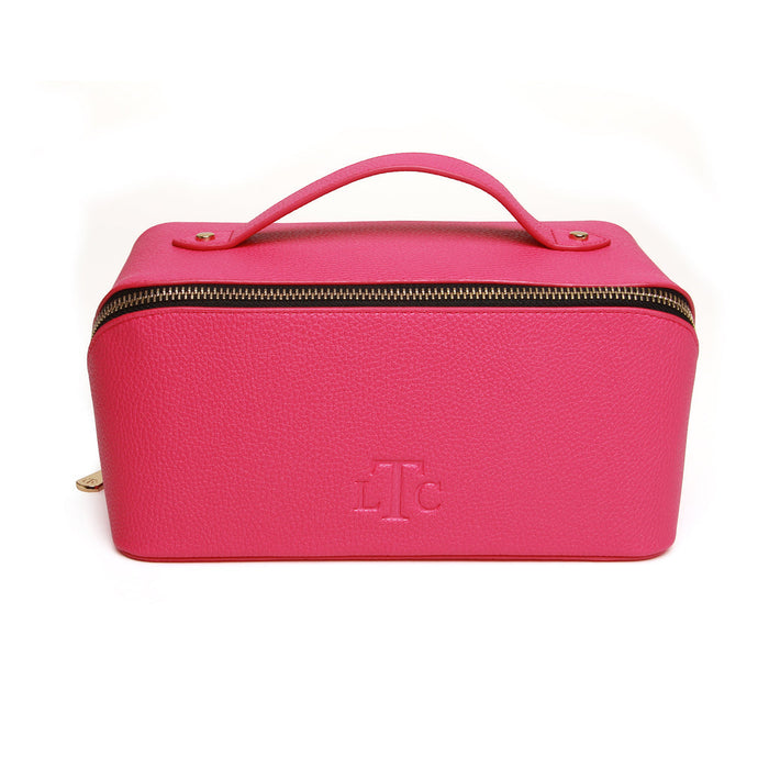 Train Case - Hot Pink and Black