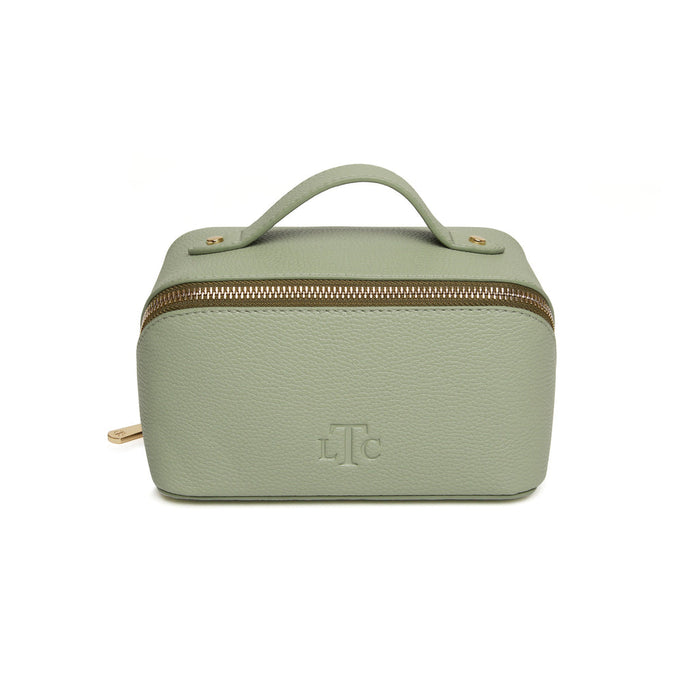 Mini Train Case - Sage and Olive