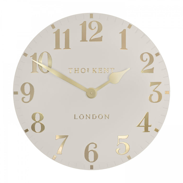 20" Arabic Wall Clock Oatmeal