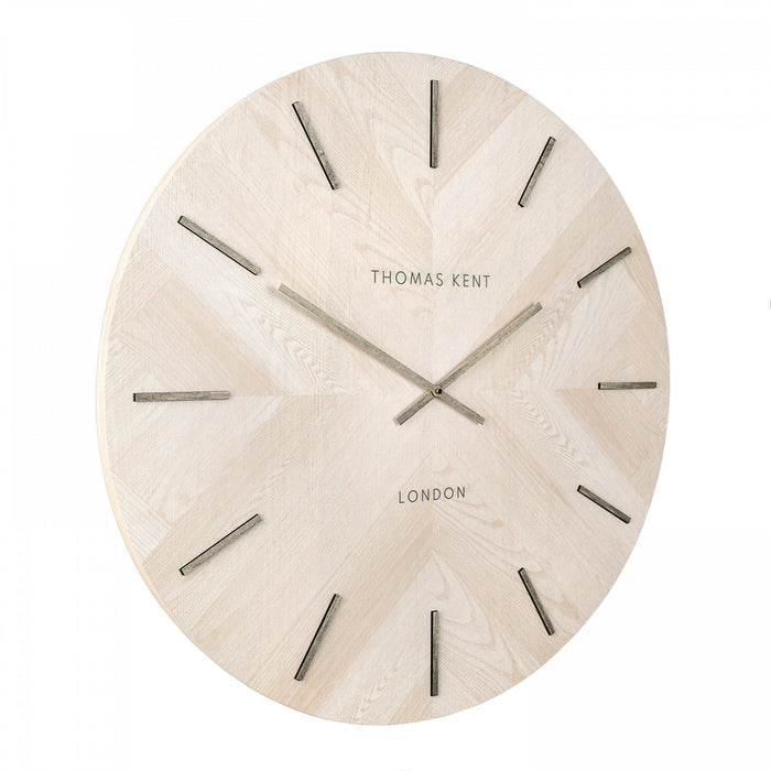 Herringbone Wharf Wall Clock (30 Inch)