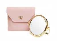 Travel Mirror and Case - Pink