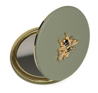 Sage Round Compact Mirror