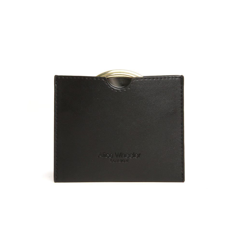 Venice Mirror and Pouch - Black