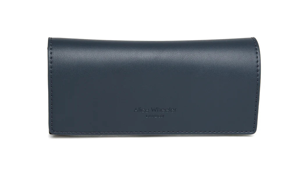 Navy Rome Glasses Case