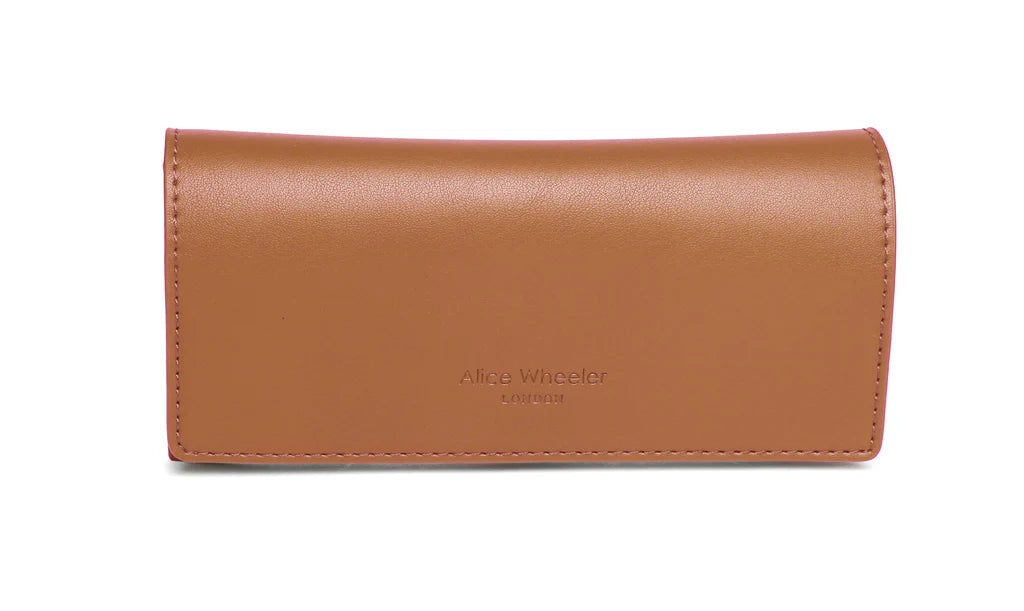 Tan Rome Glasses Case