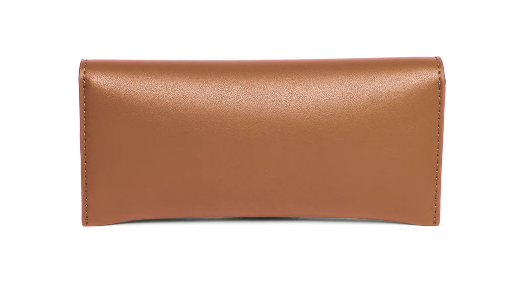 Tan Rome Glasses Case