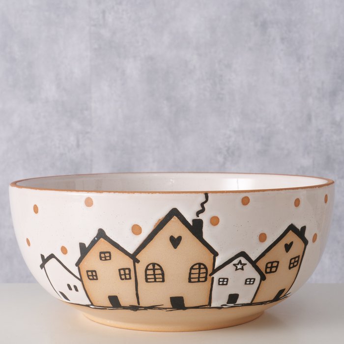 Stoneware Gingerbread Bowl