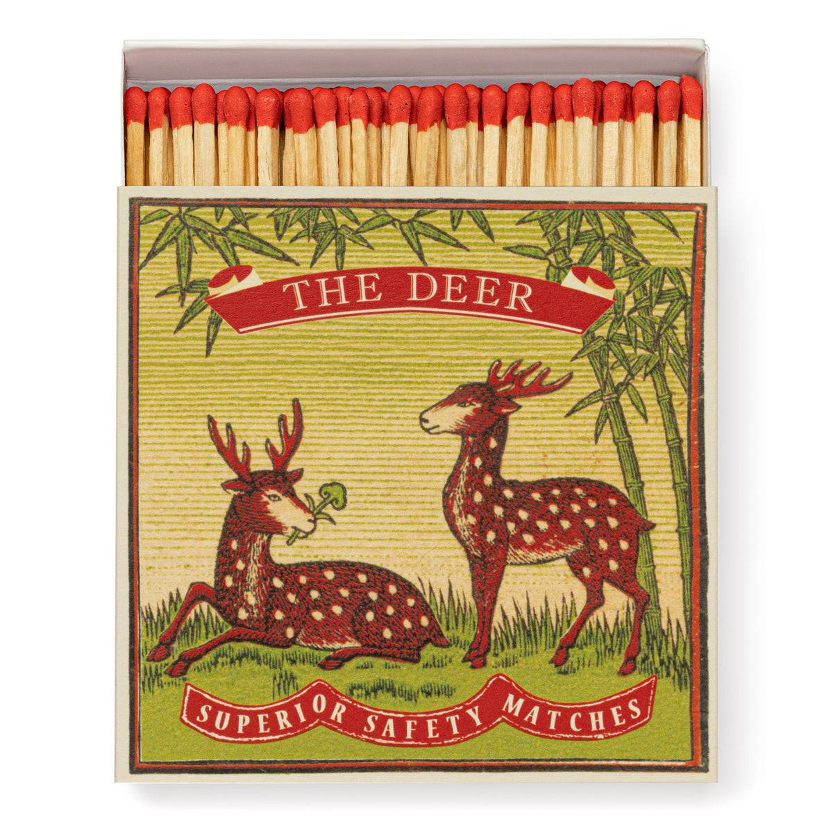 Two Deer - Square Matchbox