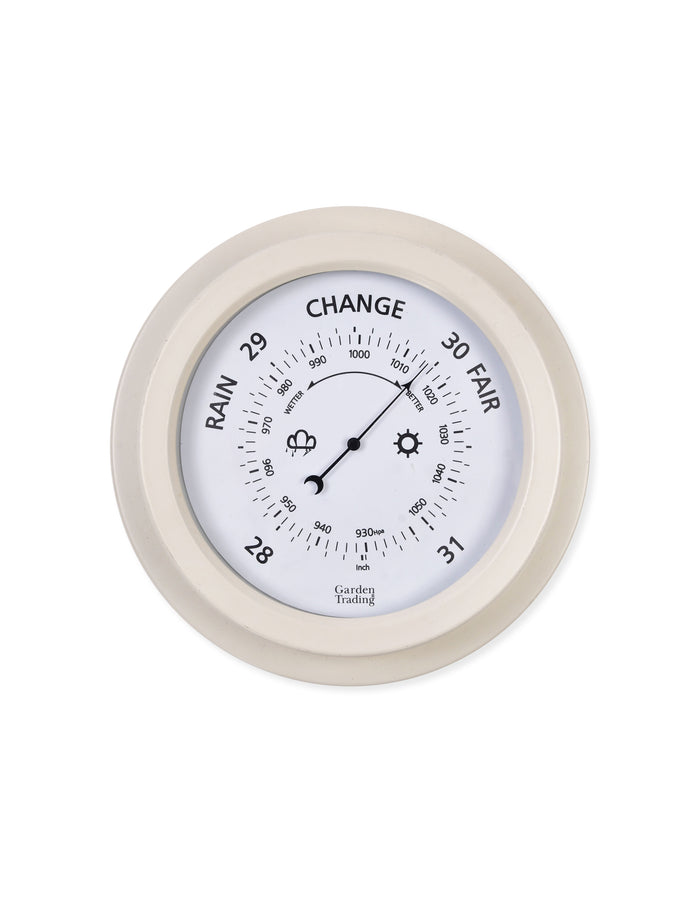 Tenby Barometer Lily White