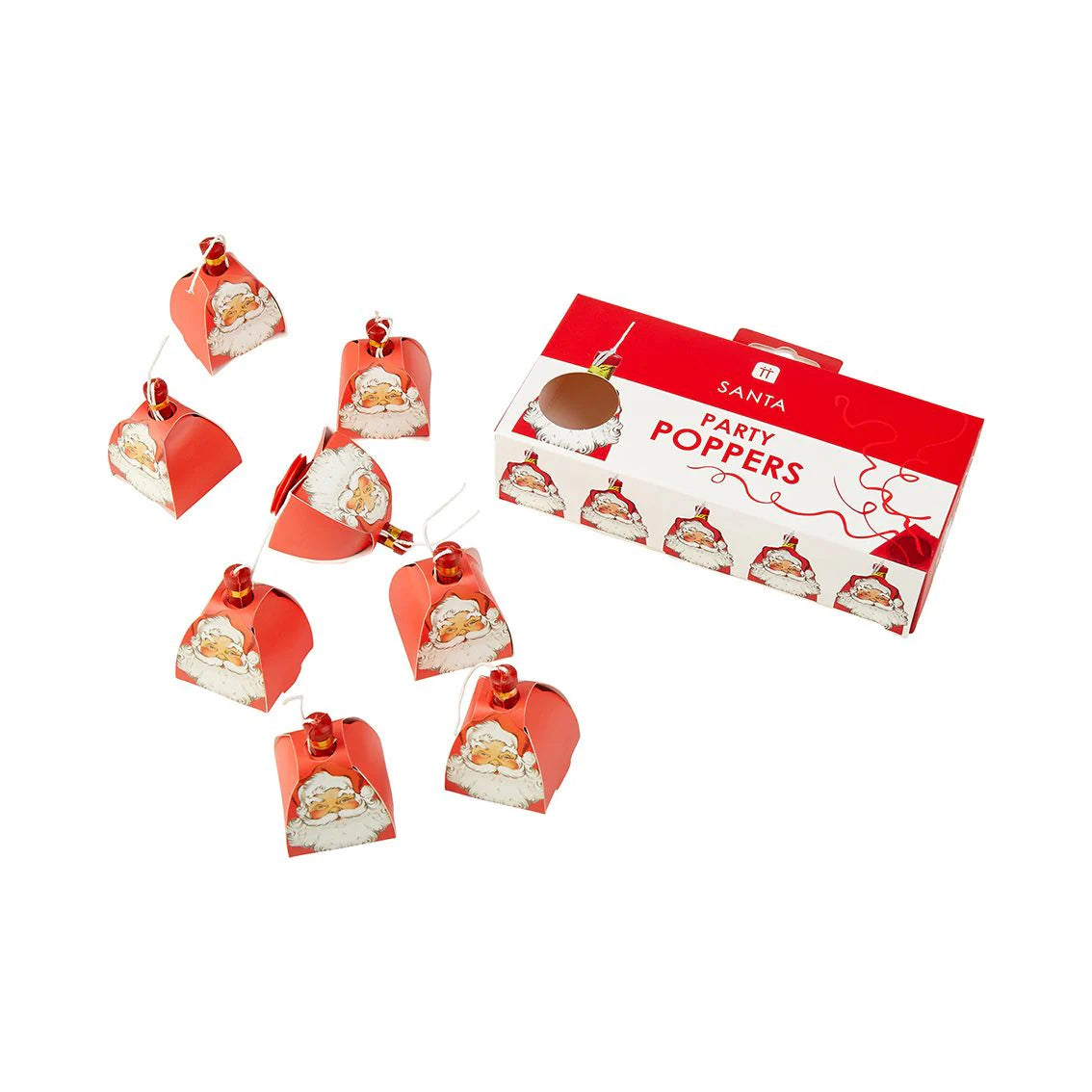 Botanical Santa Poppers 8 Pack